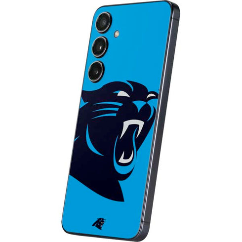 NFL Carolina Panthers Large Logo Galaxy S25 Skin